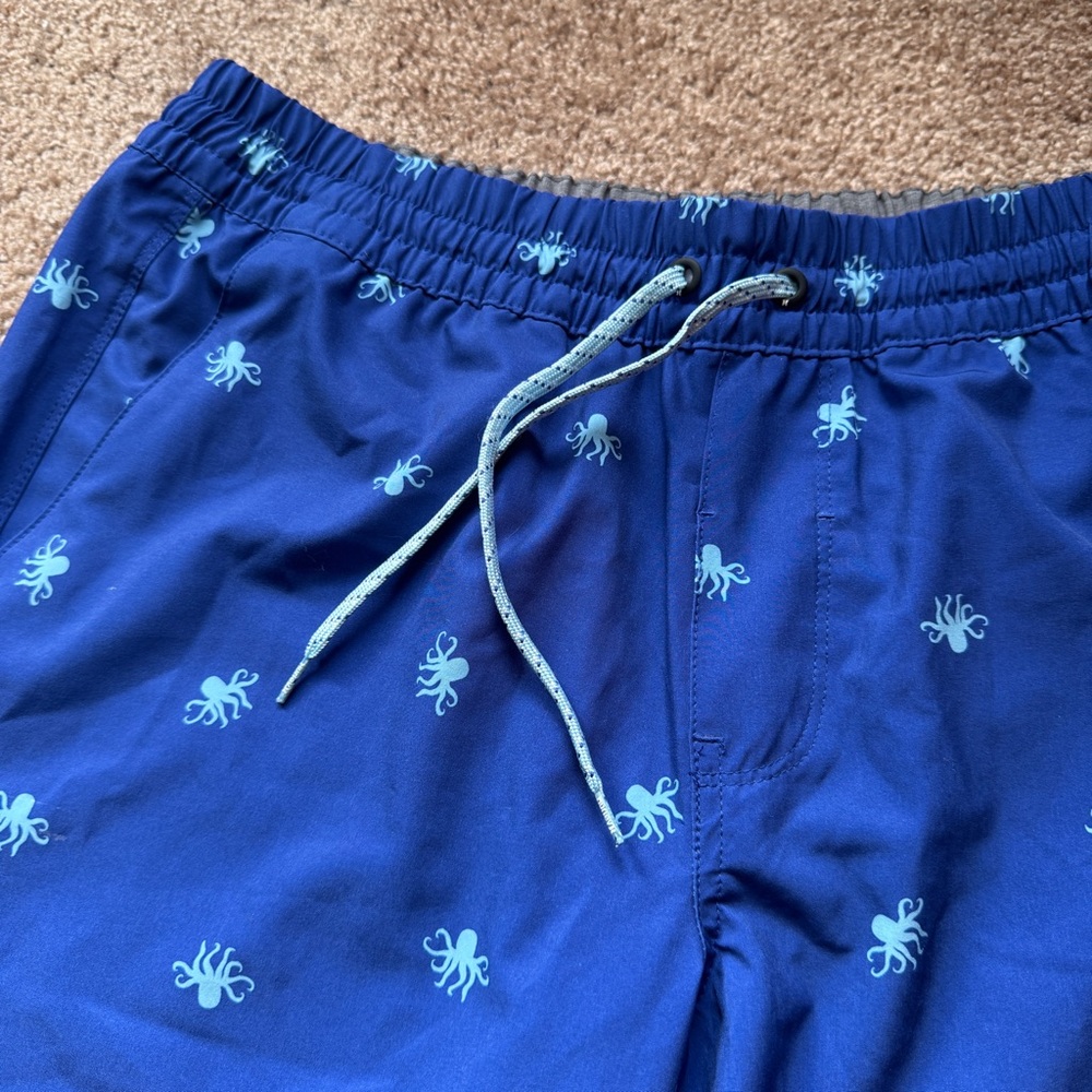 🖤5/$20 NWOT Hurley Blue Swim Shorts with Turtle Print - Picture 4 of 7
